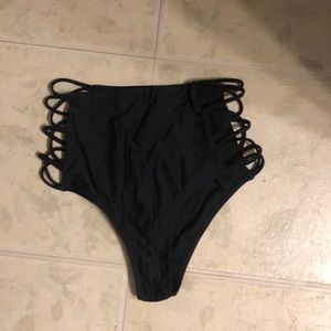 High waisted bikini bottoms